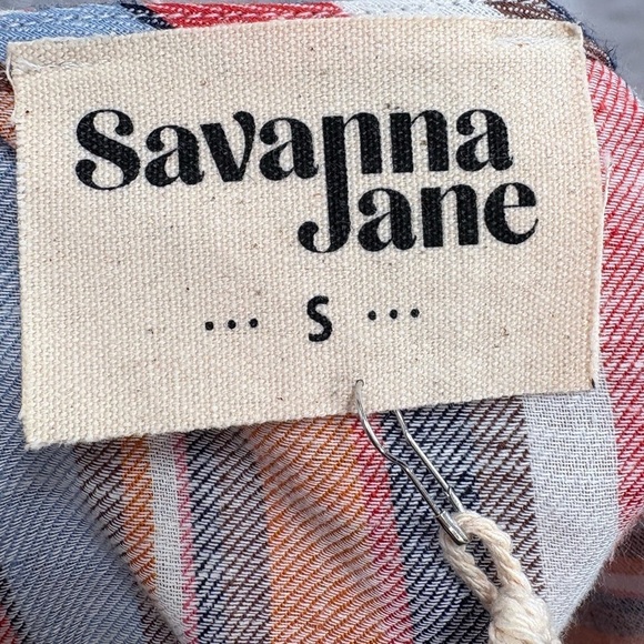 Savanna Jane South Beach Embroidered Top Size Small - Picture 13 of 14